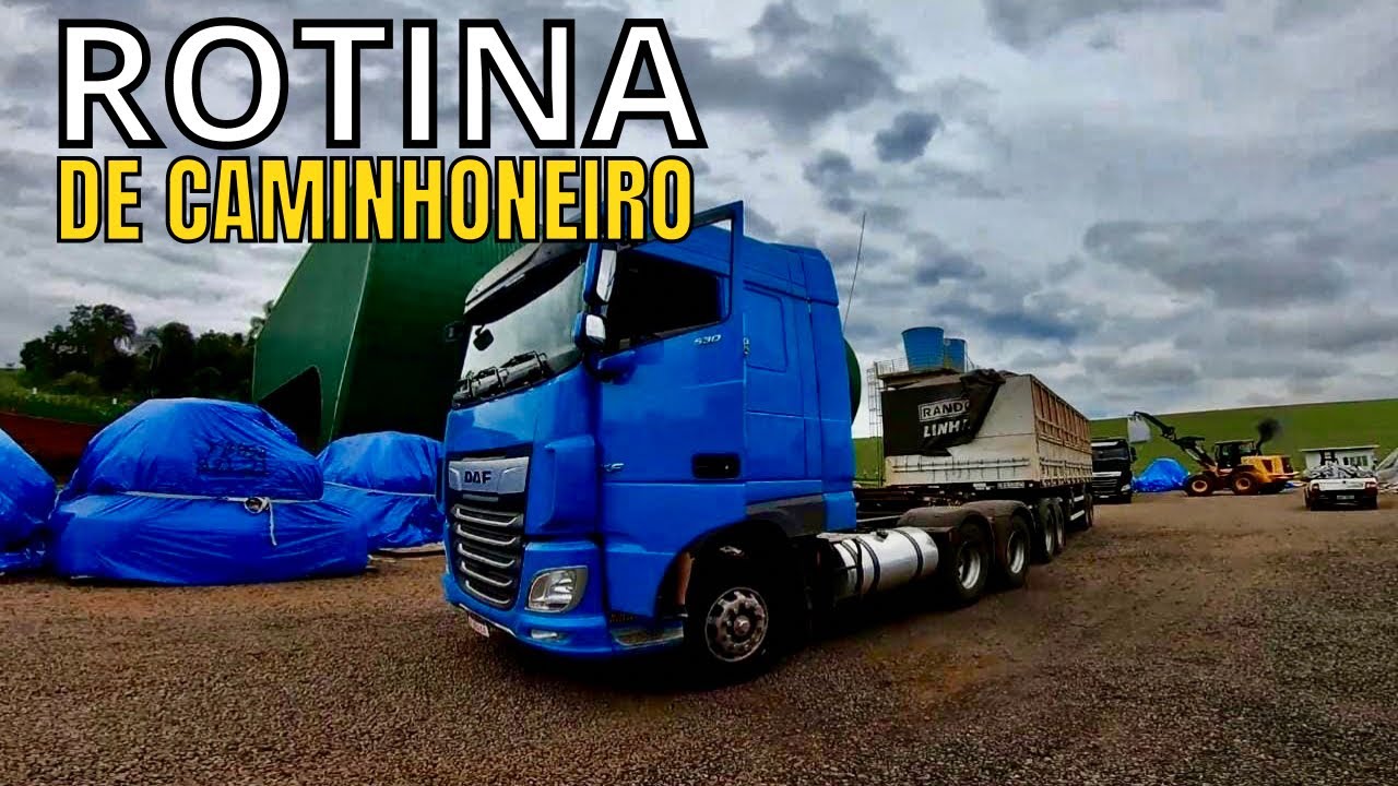 ROTINA DE CAMINHONEIRO- Engatando Rodotrem Depois do Descarregamento