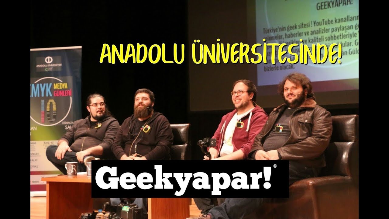 GEEKYAPAR ANADOLU ÜNİVERSİTESİNDE! #CMYK