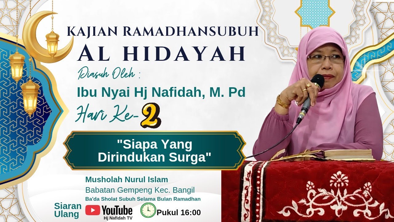 Siapa yang dirindukan surga ? 