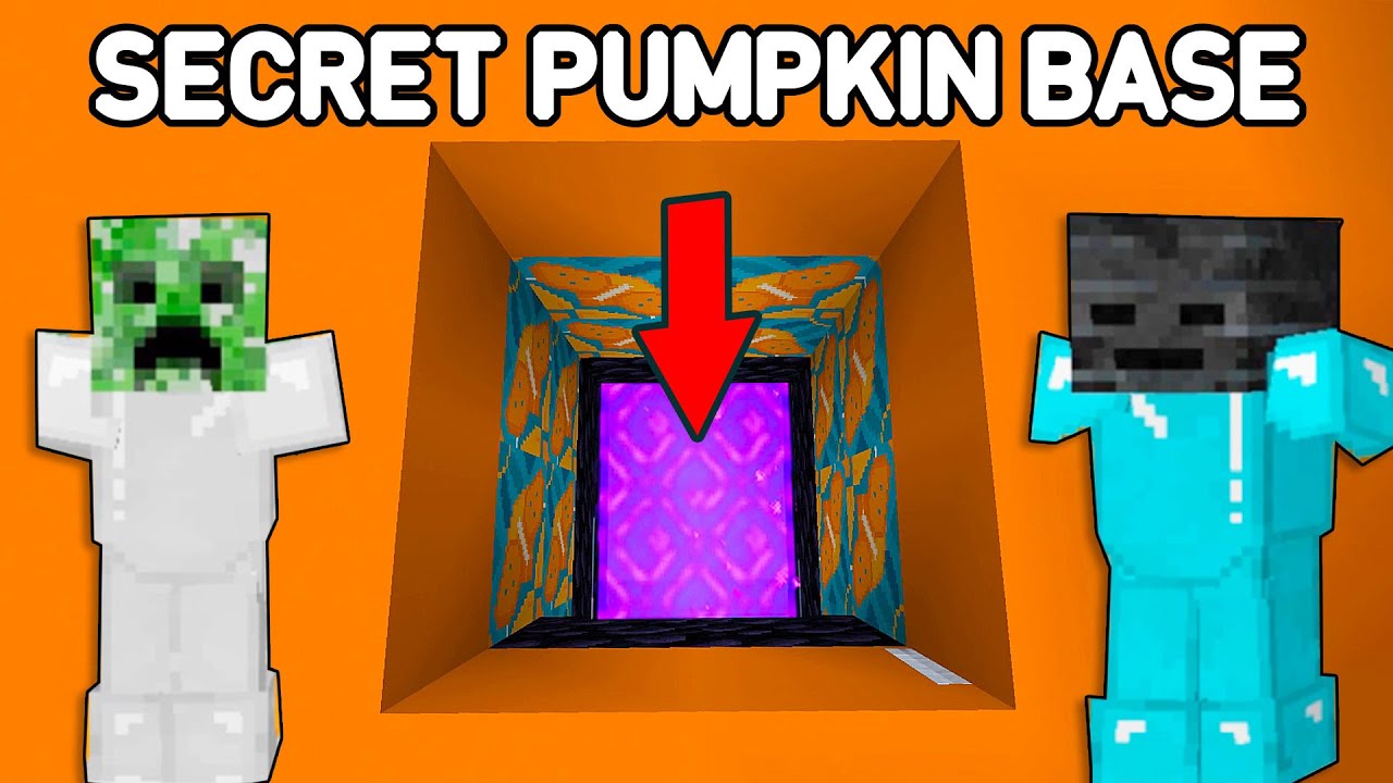 The Best Secret Pumpkin Base in Minecraft