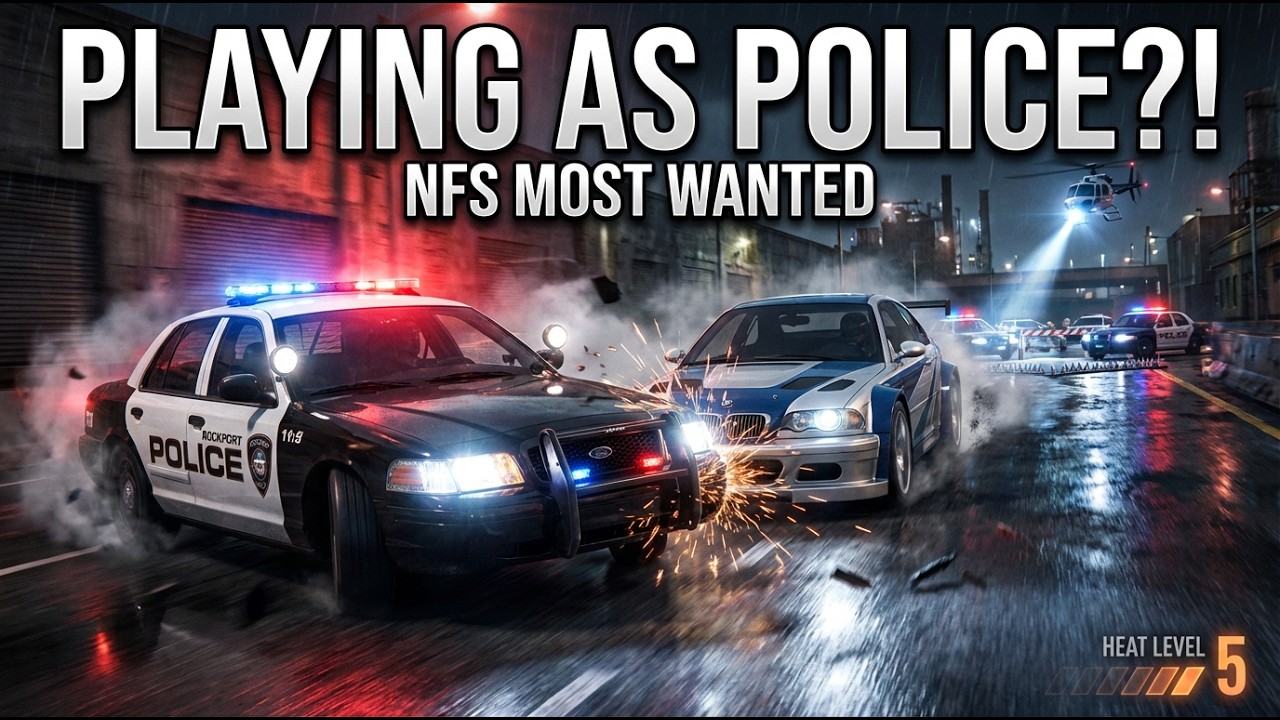 🔴 LIVE | Playing as Rockport Police 🚓 | NFS Most Wanted 2005