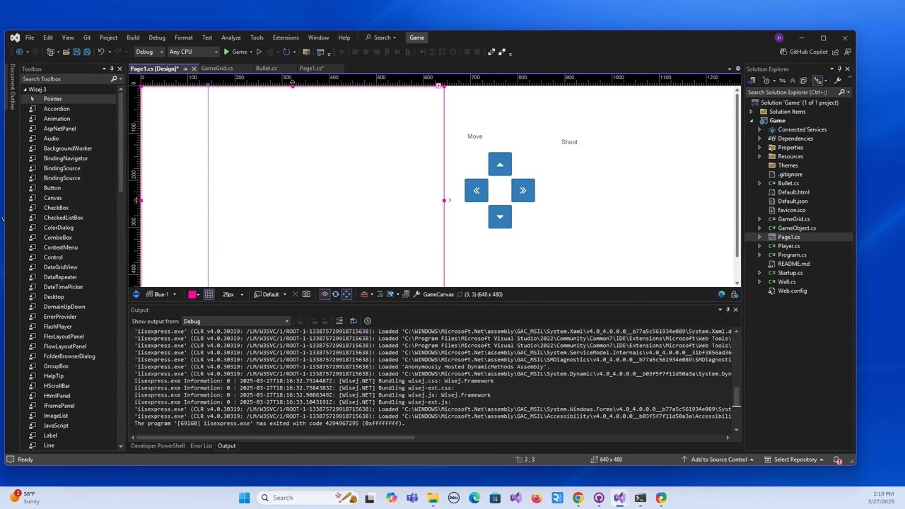 Weekends With Wisej.NET Episode 4: Coding Bullet Shooting