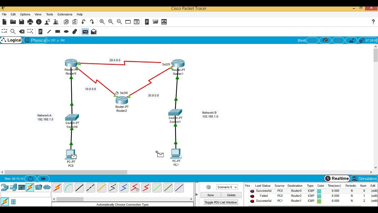 Протокол маршрутизации OSPF с использованием Cisco Packet Tracer