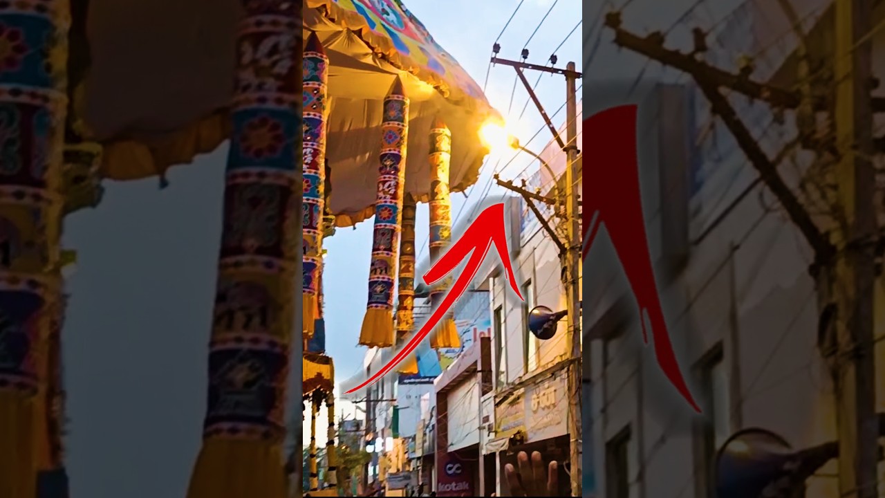 💥Thiruvarur ther la Fire aahh 💥🤯 #shorts