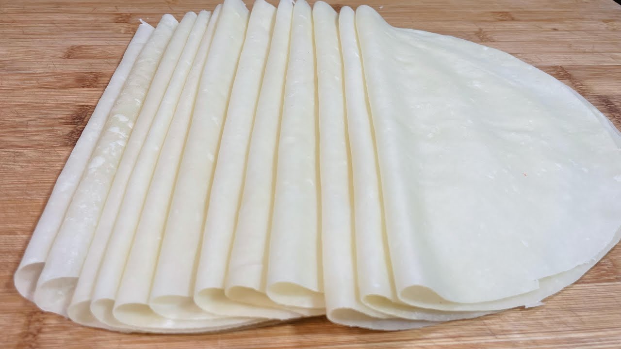 春捲皮不用一個個烙了，上籠蒸十分鐘張張薄如紙！簡單快捷有韌性Chinese traditional cuisine