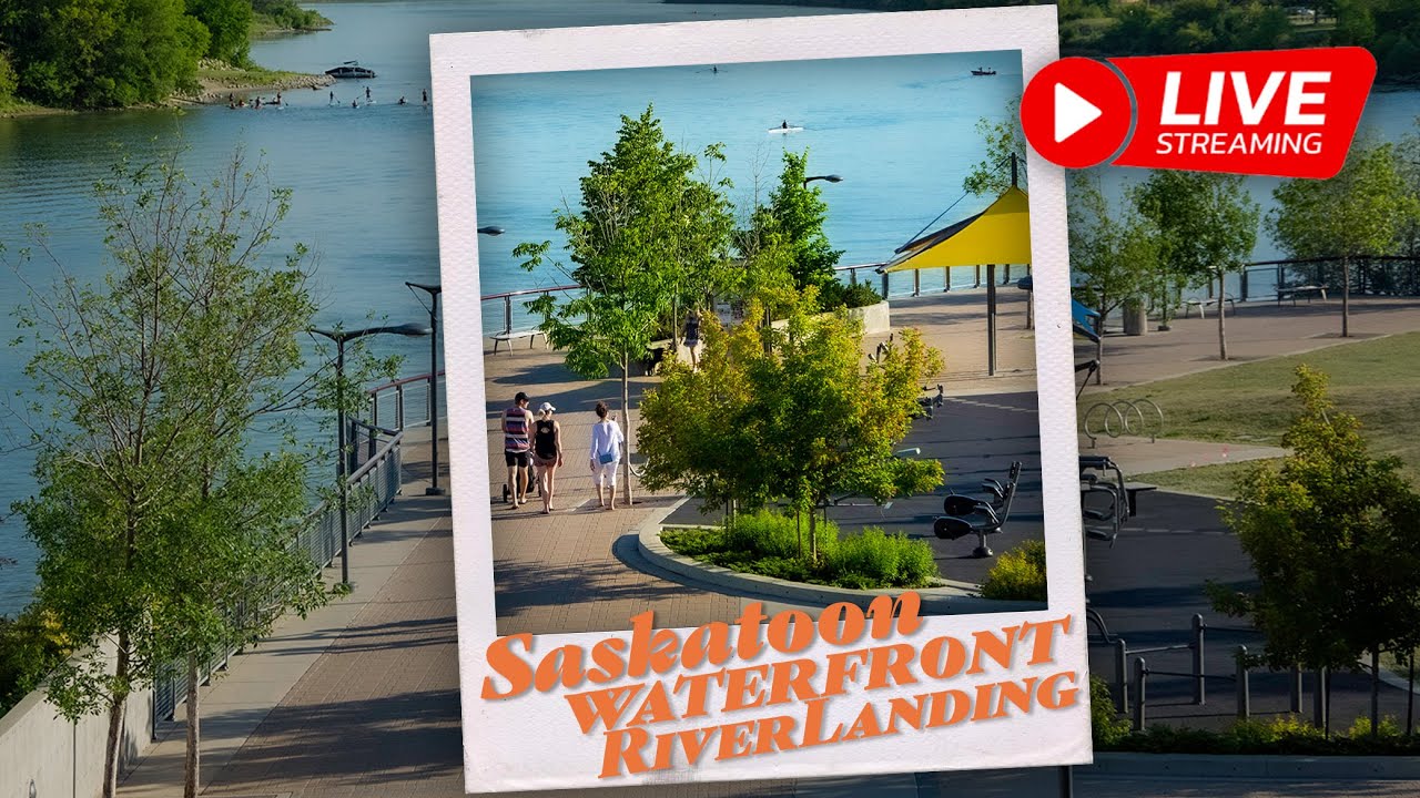 Explore the Saskatoon River Landing Waterfront Paths