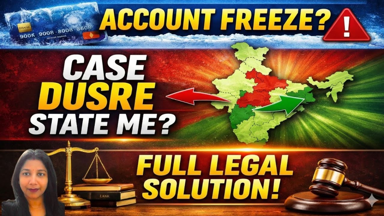 Account Freeze? Case Dusre State Me? | Full Legal Solution
