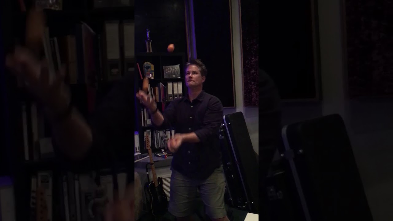 Jim Spellman, juggler and minstrel man