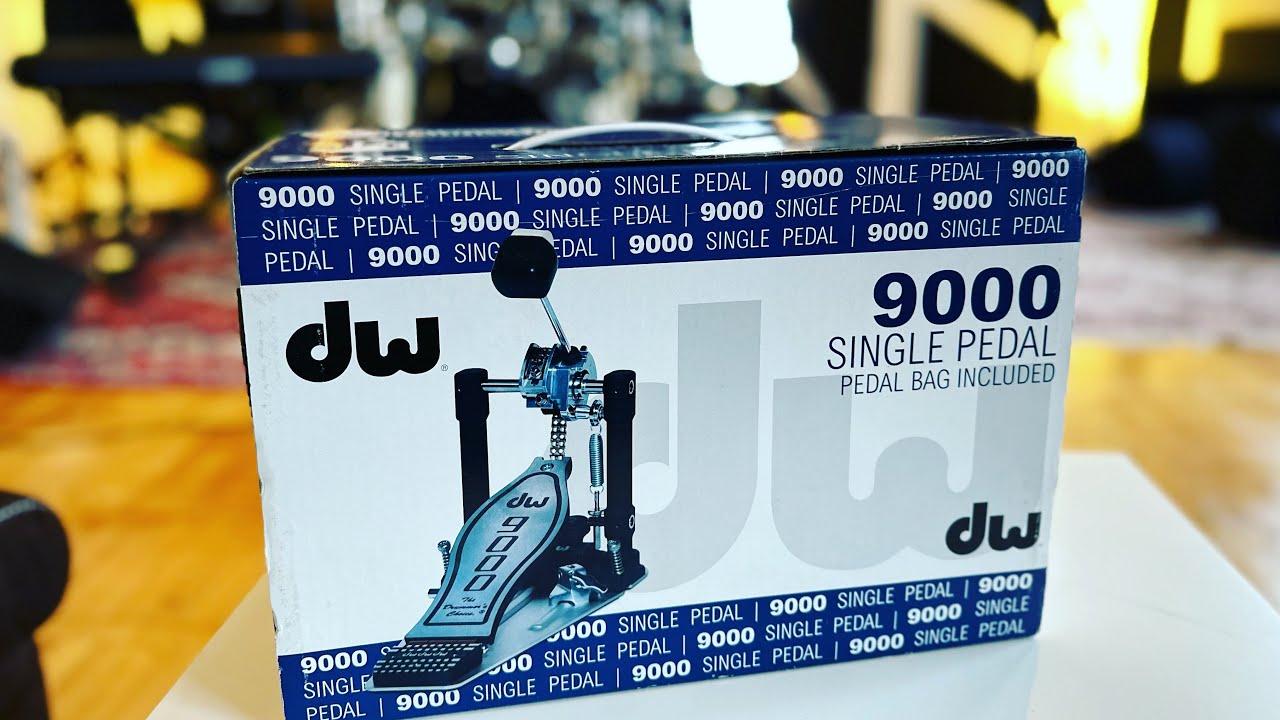 DW 9000 drum pedal unboxing