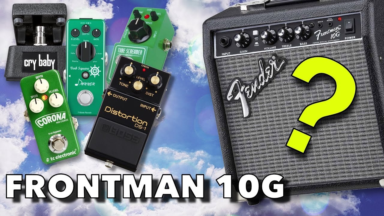 the Fender Frontman 10G and FX Pedals