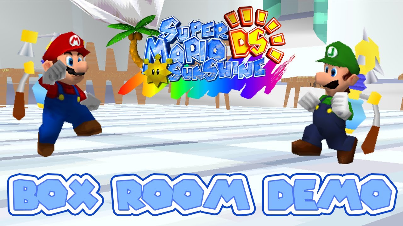 Super Mario Sunshine DS - Box Room Demo 100% Walkthrough