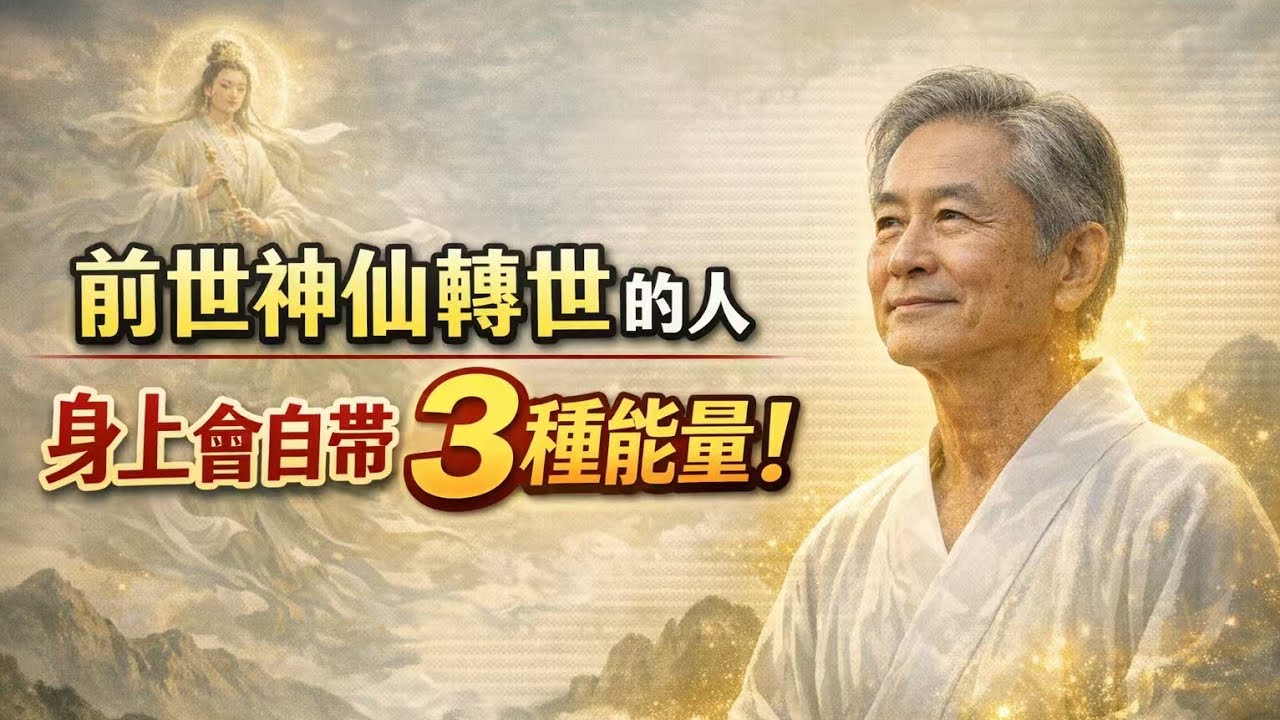 「前世神仙轉世的人，身上會自帶這3種能量！」#佛陀 #佛法 #佛教 #修行#福報人生