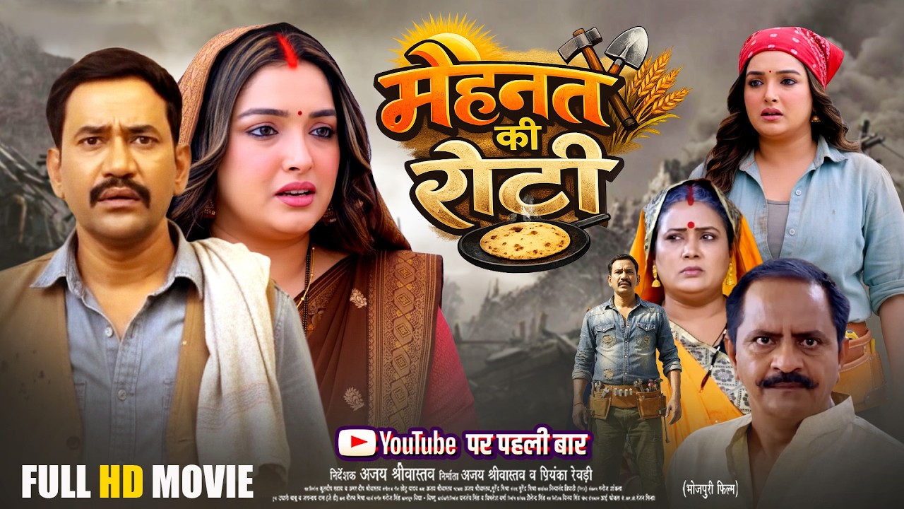 मेहनत की रोटी | Mehnat Ki Roti (Full Movie ) | Dinesh Lal Yadav | Amrapali Dubey | New Bhojpuri Film