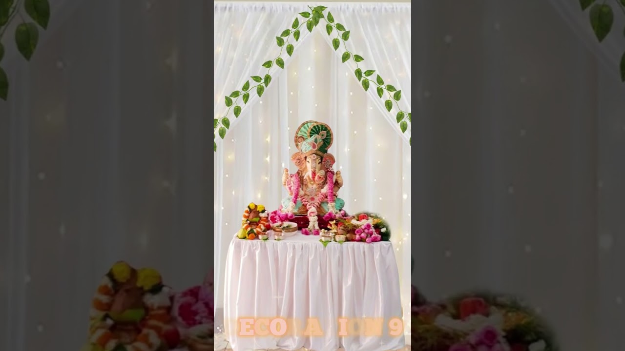 Latest12 Ganesh Chaturthi Decoration Idea's #ganeshdecorationideas #ganpati #chaturthi #decoration