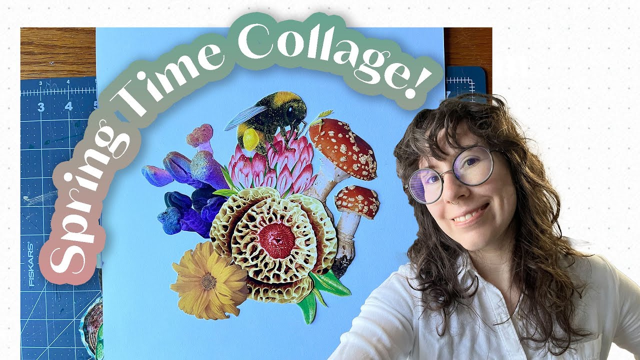 Making a Nature Inspired Collage 🌸🌷