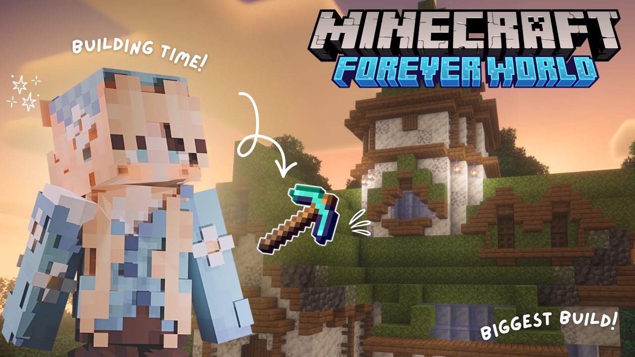 Building The BIGGEST Build YET In My Minecraft Forever World