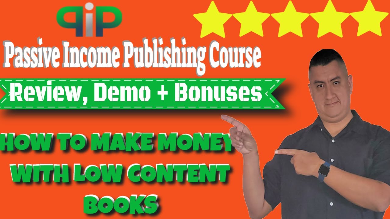 Passive Income Publishing Course Review🛑 DON'T GET IT W/O MY BONUSES⭐⭐⭐⭐⭐