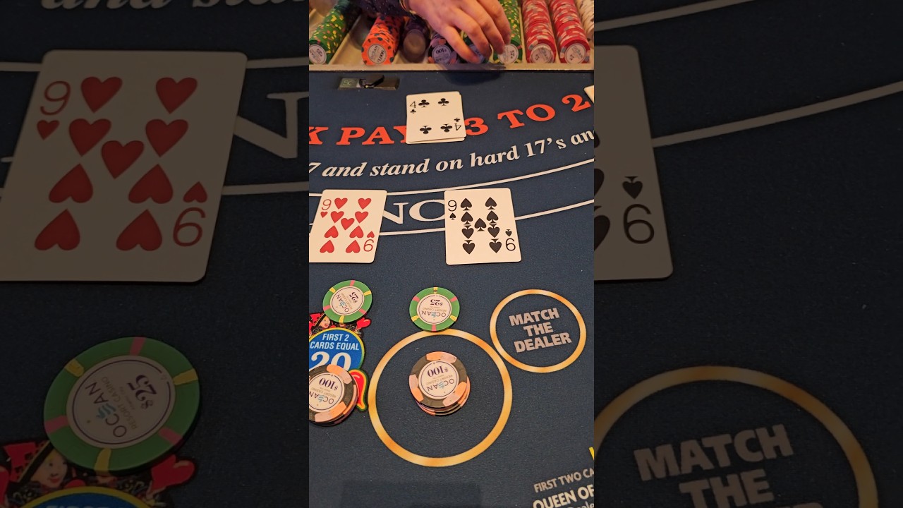 How To Properly Split in Blackjack! #blackjack #casino #gambling