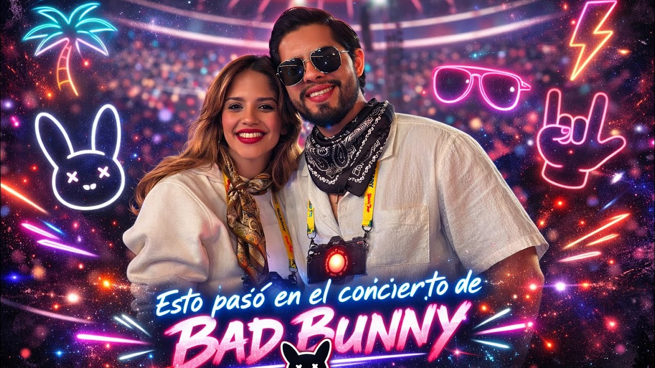 ESTO PASÓ EN EL CONCIERTO DE BAD BUNNY 🐰❤️‍🔥 - Edgar &Alo