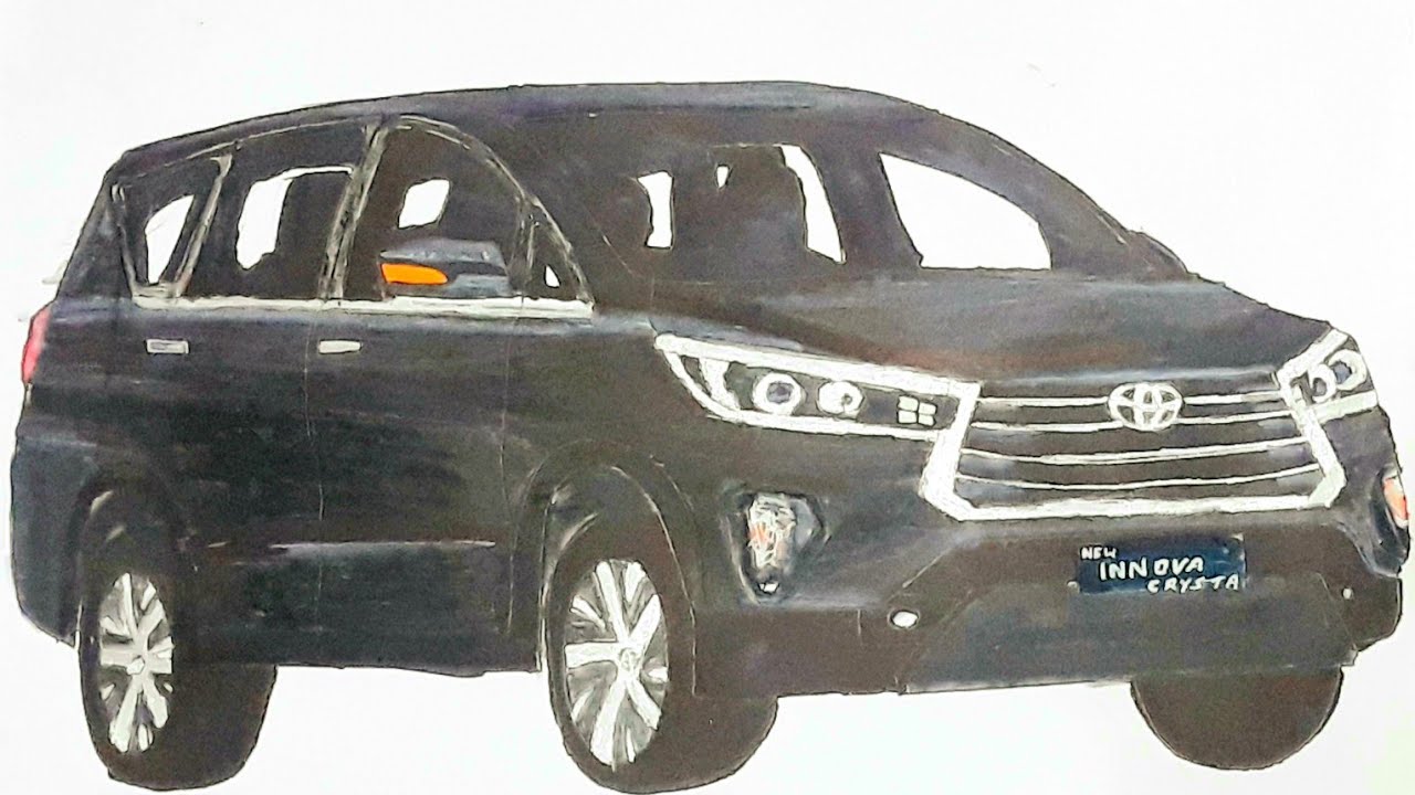 DRAWING OF TOYOTA INNOVA | INNOVA CRYSTA 2020 | KT DRAWING