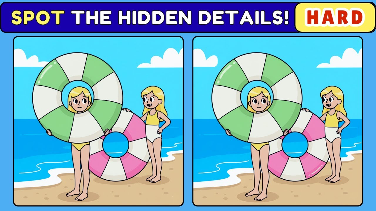 Find the Differences 😲 | Visual Brain Puzzle Challenge