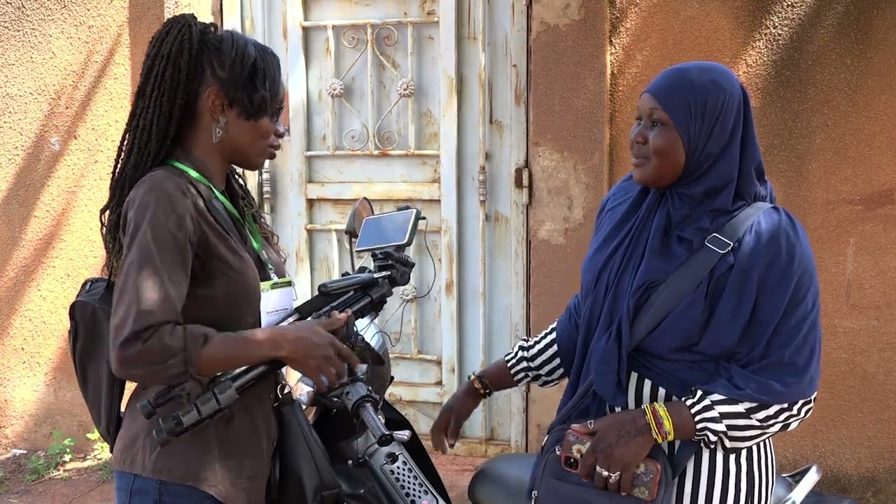 Reine MEDAH : Journaliste mobile hors pair à Ouahigouya