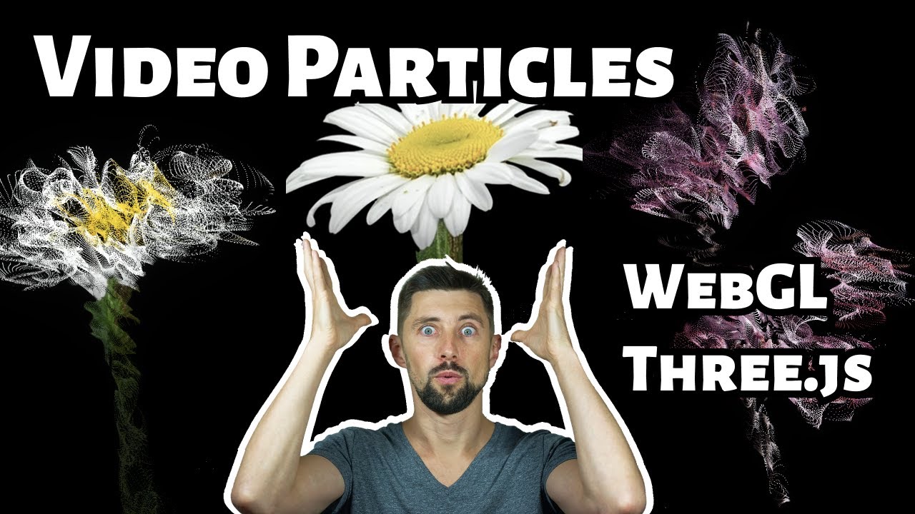 Video exploding to particles, m-trust.co.jp with Three.js and WebGL #44