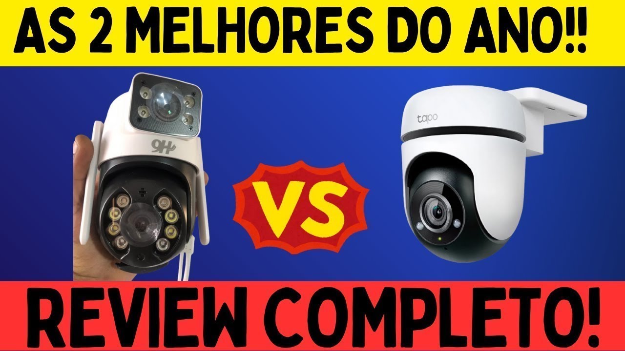 AS DUAS CÂMERAS DE SEGURANÇA MAIS COMPLETAS DE 2025   PROTEJA SUA CASA OU EMPRESA!!
