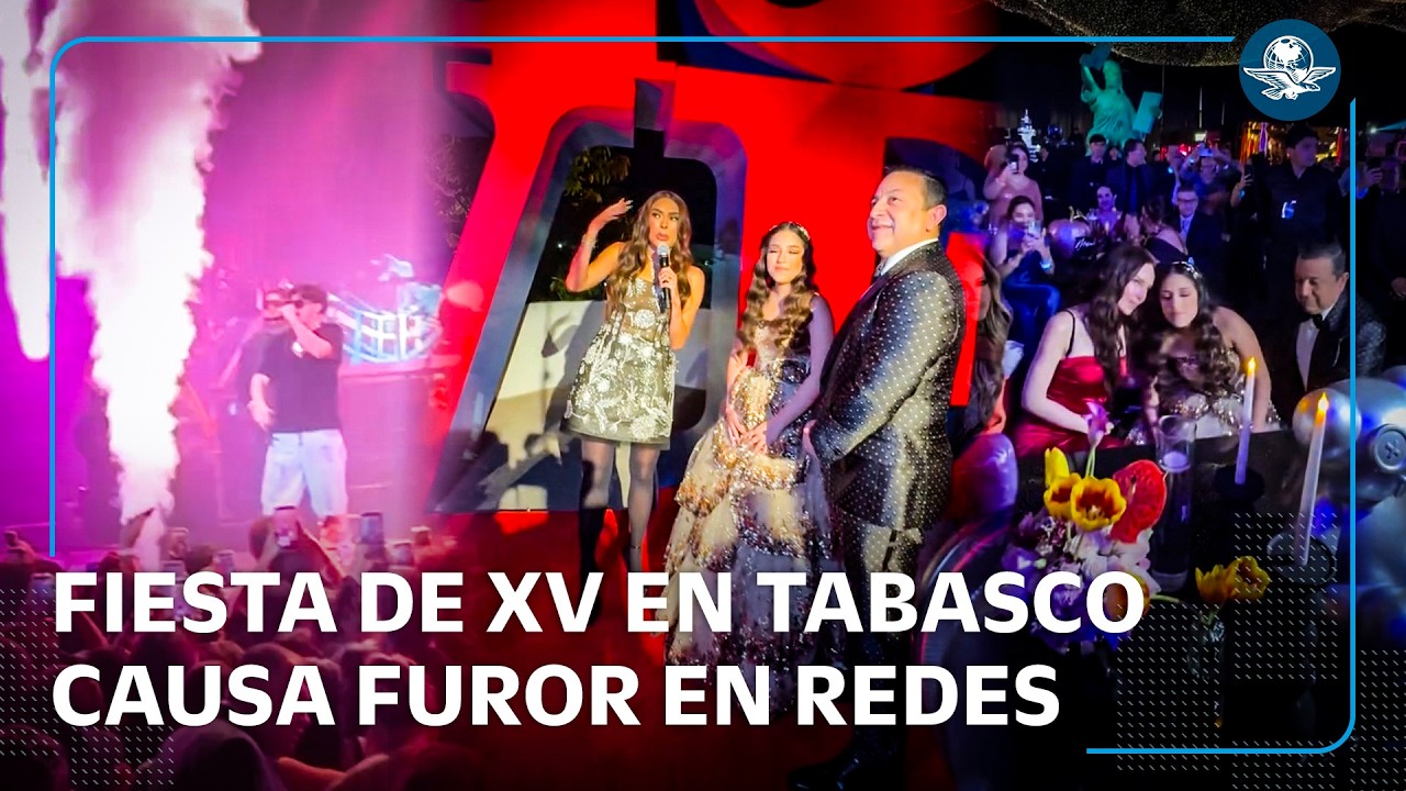 Fiesta de XV viral en Tabasco: Belinda, Galilea y J Balvin sorprenden