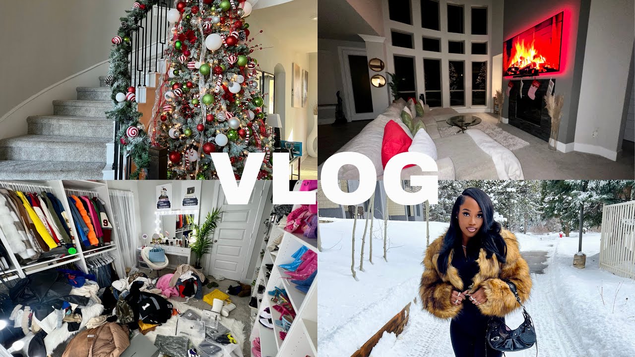 VLOG: Christmas Decor, Cleaning Home, Beauty Room Destroyed, Where I Been At, and More