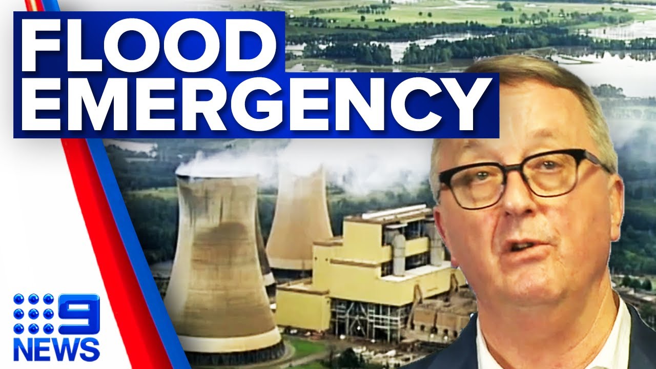 Yallourn Power station coal mine evacuated due to flooding | 9 News Australia