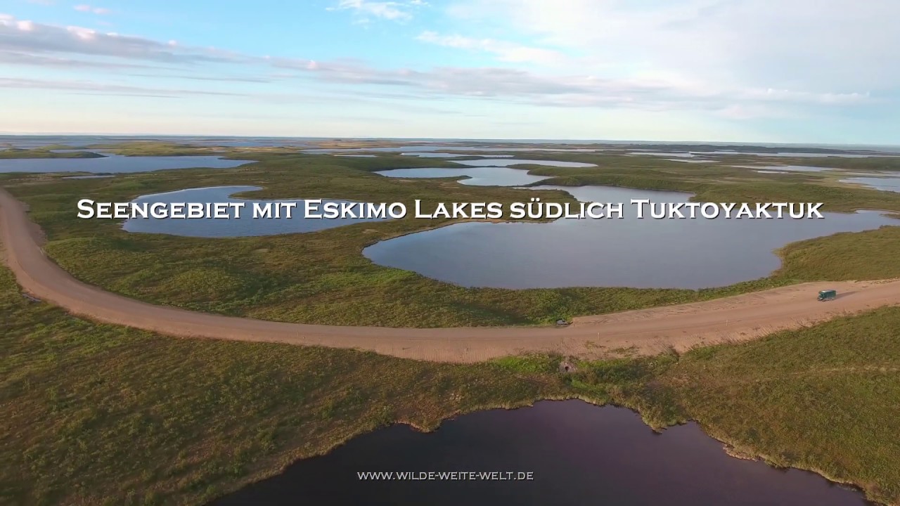 AUS DER LUFT: Dempster Highway, Canada: Unique journey with expeditionmobil at an aerial view