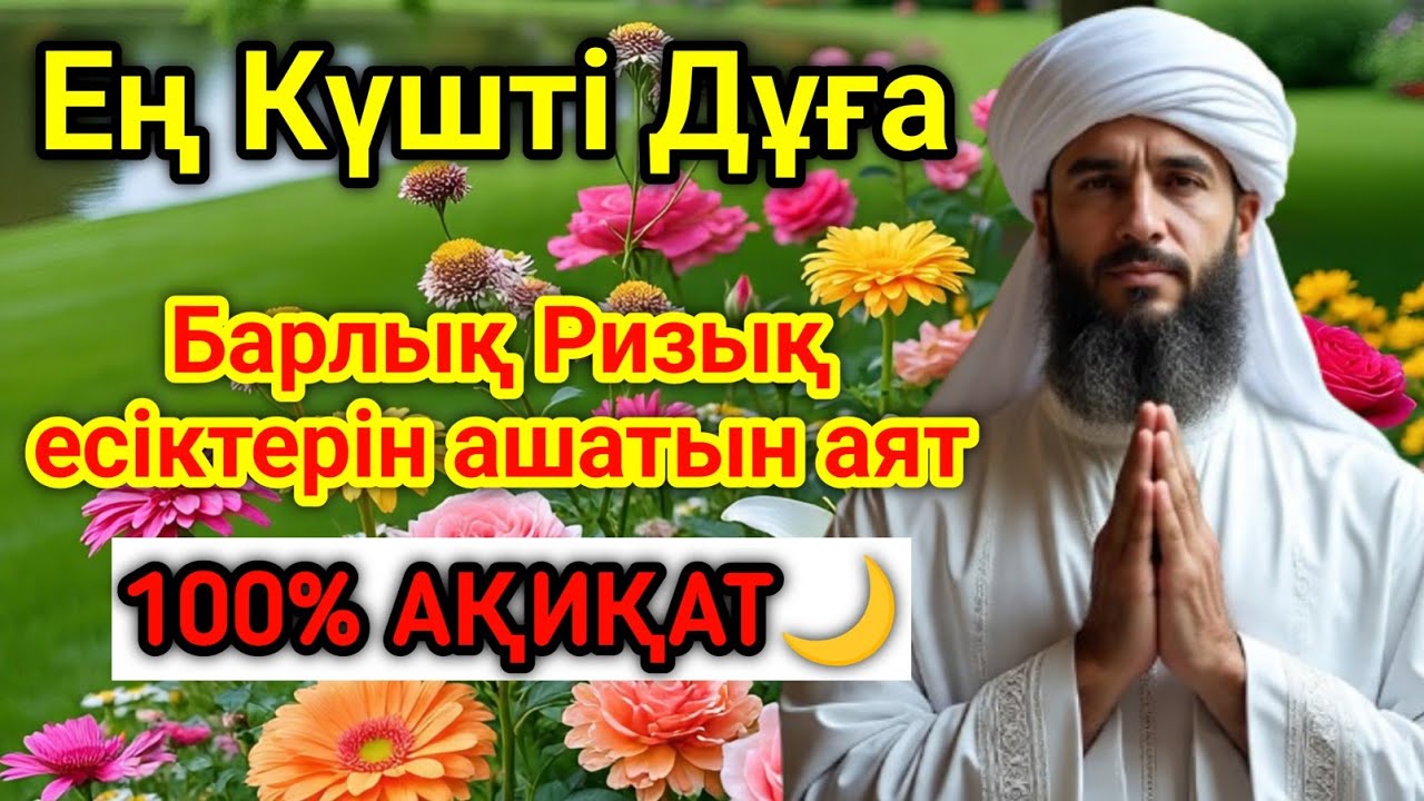 🤲💵Мұны бір рет тыңда — Алла мол ризық дайындаған. 100% ИншаАлла.