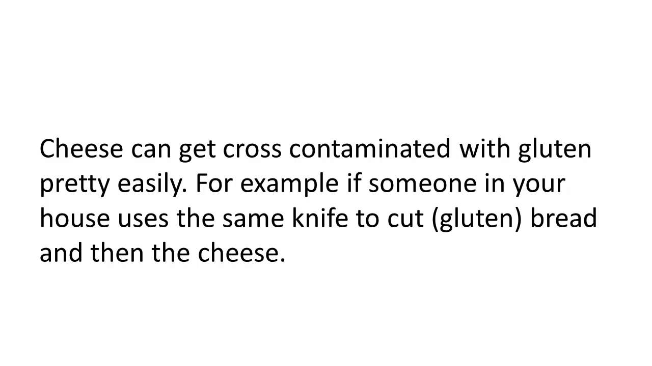 Is Cheese Gluten-Free?