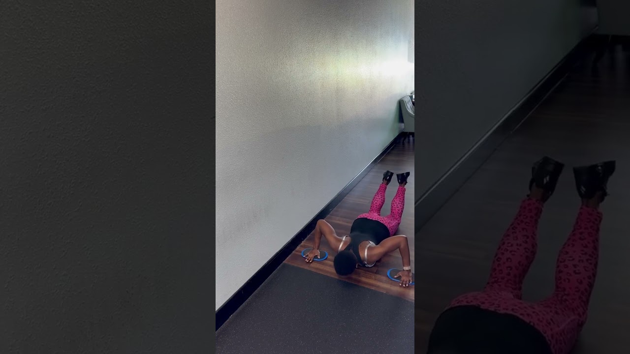 Slider Push-Ups