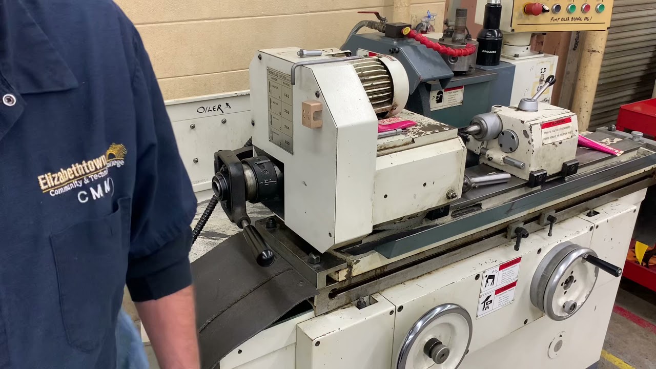 Set up and use of the cylindrical grinder