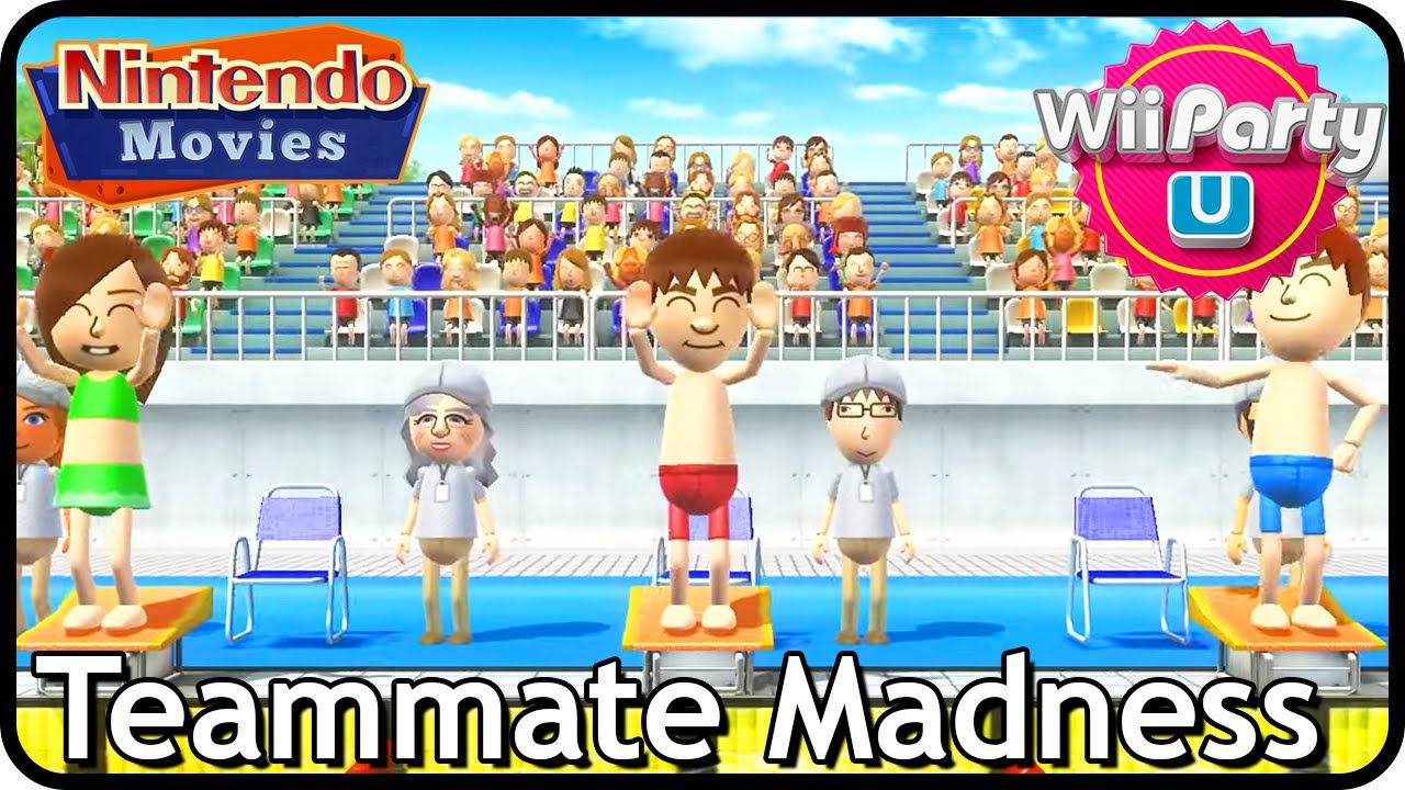 Wii Party U - Teammate Madness (3 players, Maurits vs Rik vs Thessy vs Jeff)