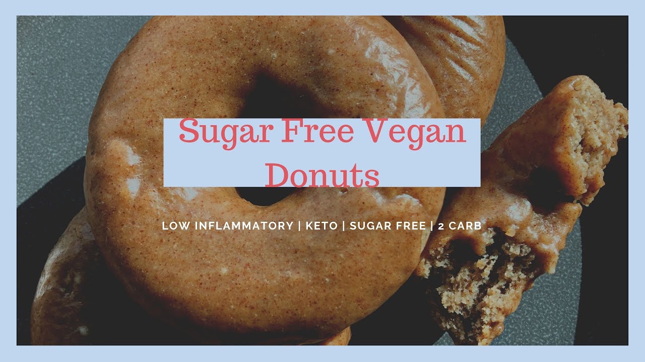 Anti-Inflammatory Vegan Donuts | Low Carb | Sugar Free | Keto