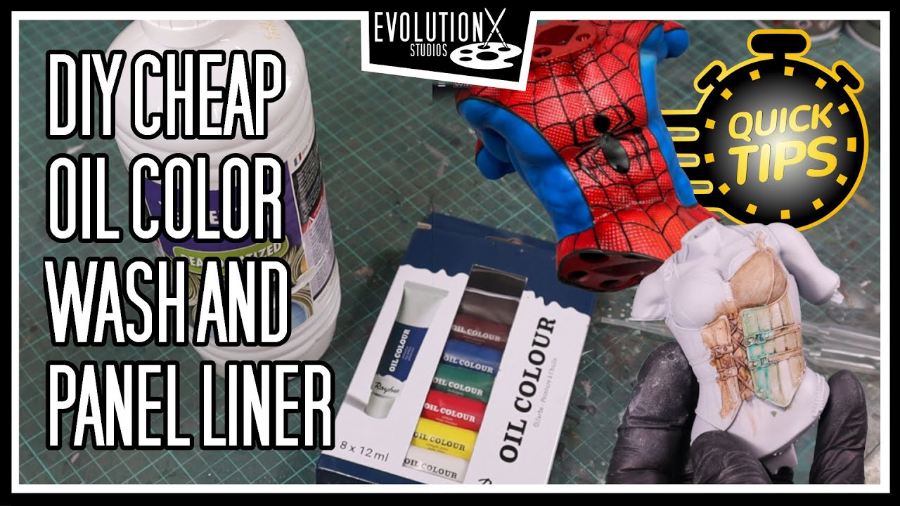 How to make ultra cheap Washes & Panel Liners using Oil Pants