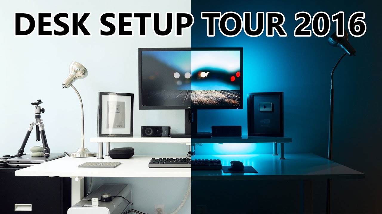Office Desk Setup Tour 2016