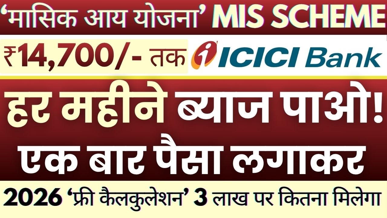 ICICI Bank Monthly Income Plan | Monthly Interest Payout Scheme in ICICI Bank on FD