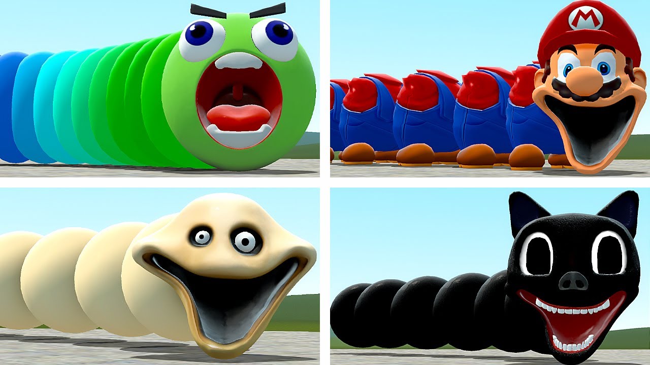 WHO IS STRONGER IN ROBLOX HUNGRY WORM In Garry's Mod!?