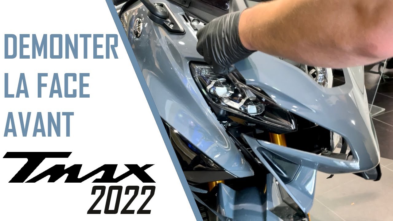 Démonter la face avant du TMAX 2022 ! YAM PARIS 15