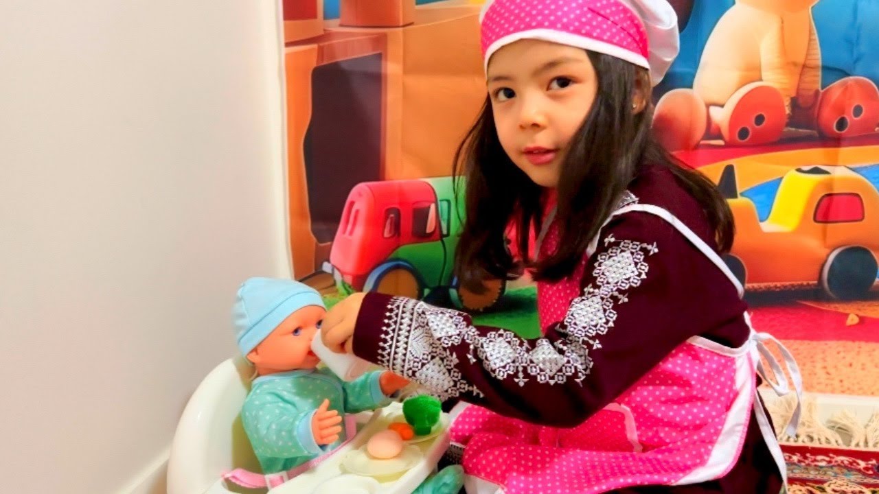 Mini Restaurant Pretend Play | Cooking Fun with Toy Food for Kids