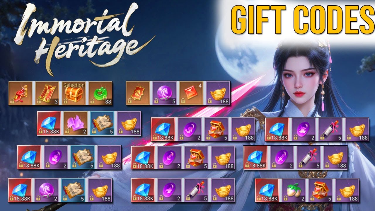 Immortal Heritage | All 14 Working Gift Codes & Redeem Guide | Active Immortal Heritage Code
