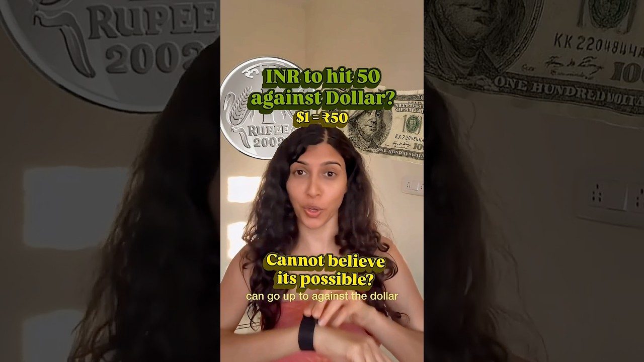 Can Rupee hit 50 against Dollar? #Rupee #USD #dedollarisation #reservecurrency #india #gold #war