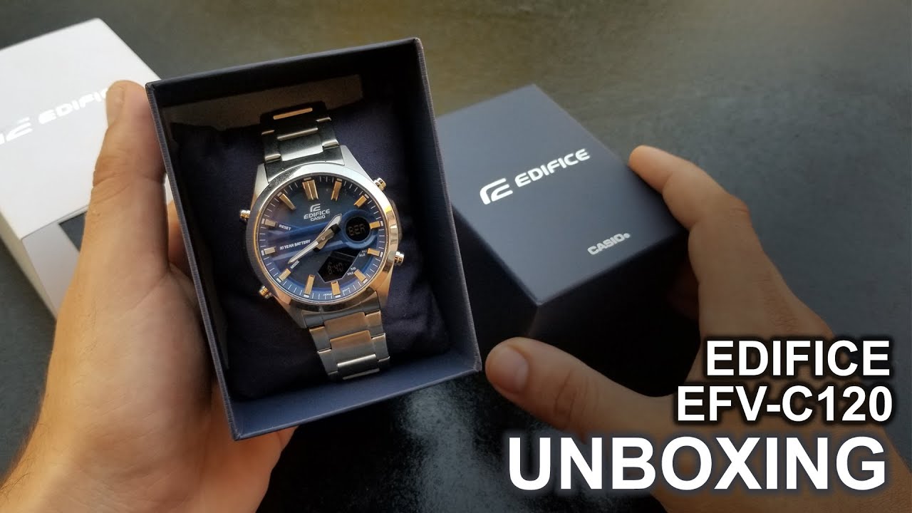 Casio Edifice EFV-C120 - Unboxing