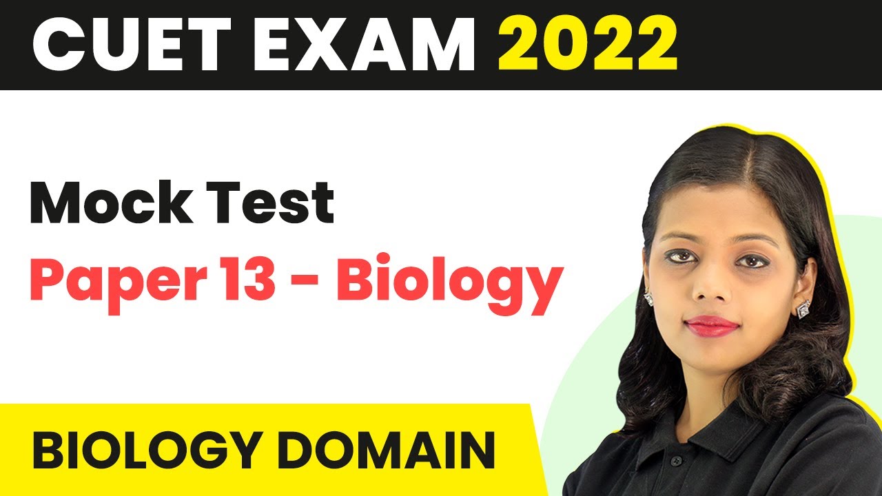 CUET Mock Test Paper 13 (Biology) | CUET 2024 Biology | New Session 2024-25