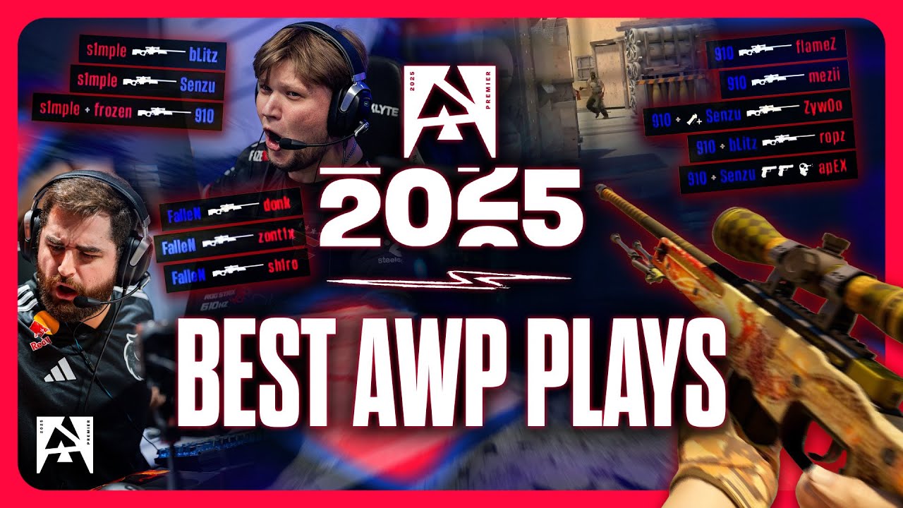 BEST AWP PLAYS of BLAST Premier Counter-Strike 2025