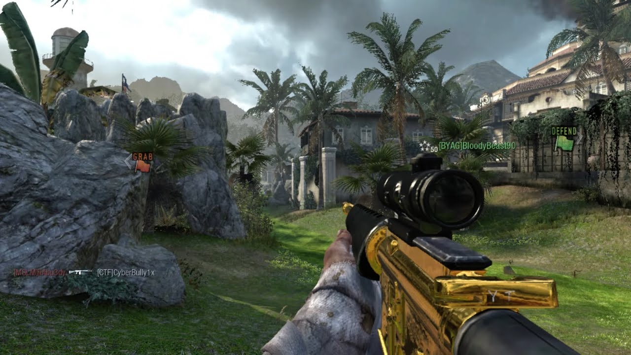 Call of Duty: Black Ops - Hardcore Capture the Flag Gameplay (No Commentary)